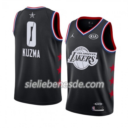 Herren NBA Los Angeles Lakers Trikot Kyle Kuzma 0 2019 All-Star Jordan Brand Schwarz Swingman